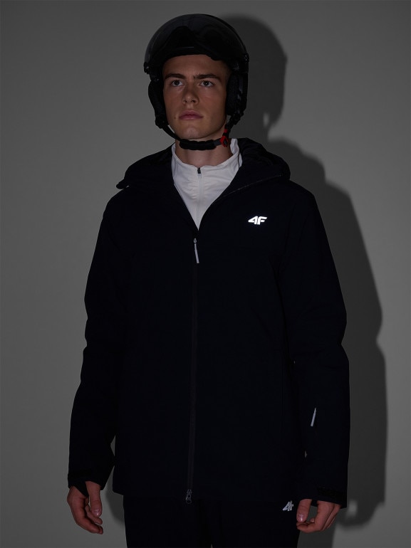 Męska kurtka narciarska 4F 4FRAW25TTJAM1080 - czarna