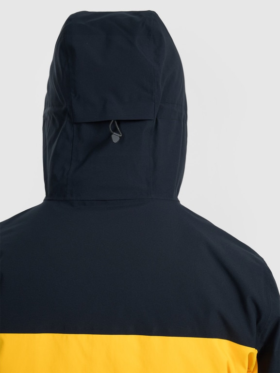 Męska kurtka narciarska 4F 4FWAW25TTJAM0787 - żółta