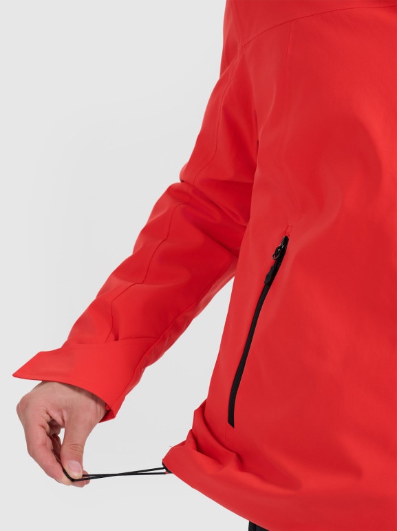 Męska kurtka narciarska 4F 4FWAW25TTJAM0787 - czerwona