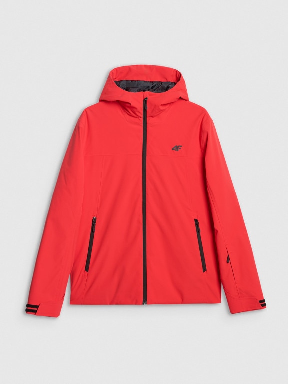 Męska kurtka narciarska 4F 4FWAW25TTJAM0787 - czerwona
