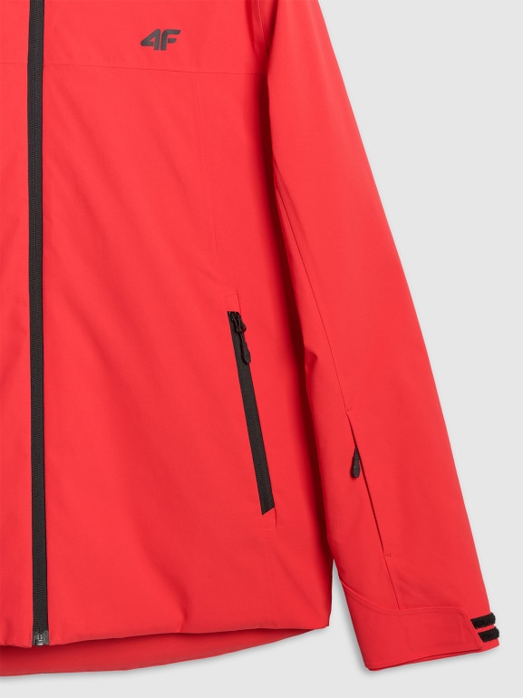 Męska kurtka narciarska 4F 4FWAW25TTJAM0787 - czerwona