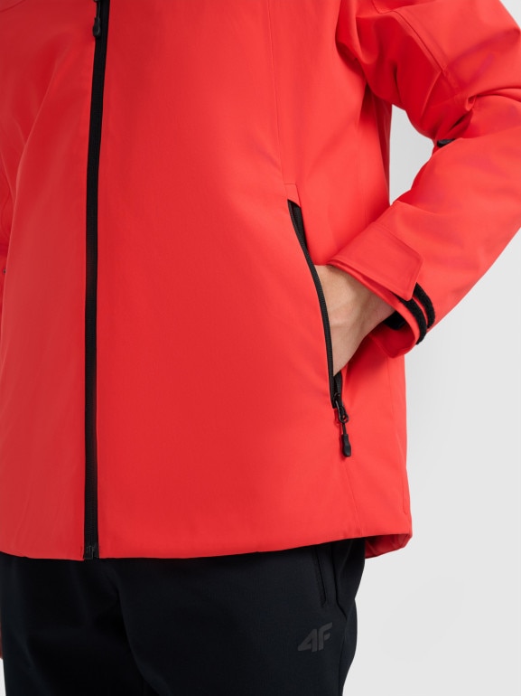 Męska kurtka narciarska 4F 4FWAW25TTJAM0787 - czerwona