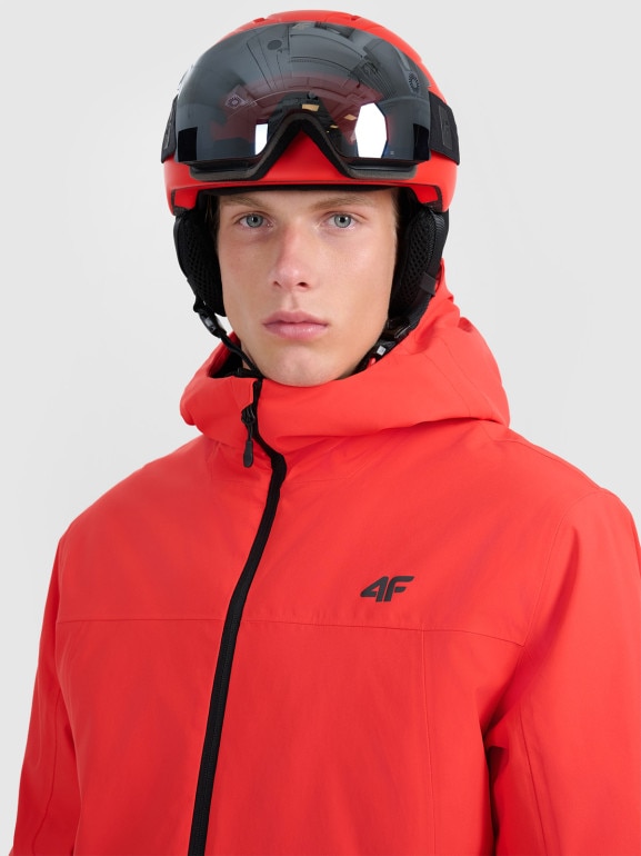 Męska kurtka narciarska 4F 4FWAW25TTJAM0787 - czerwona