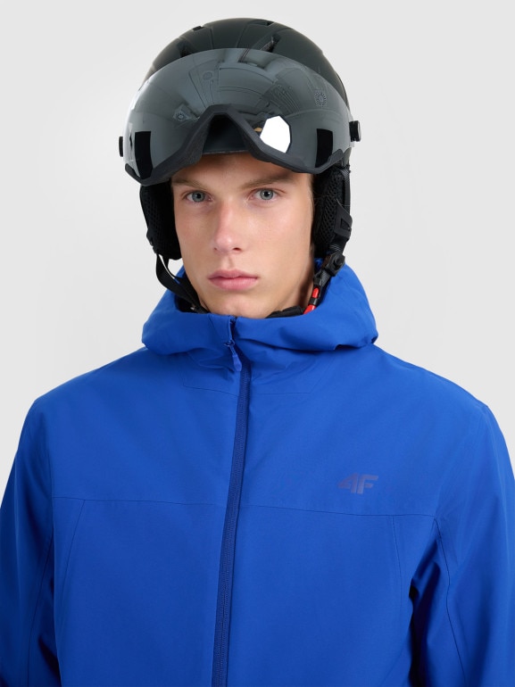 Męska kurtka narciarska 4F 4FWAW25TTJAM0787 - niebieska