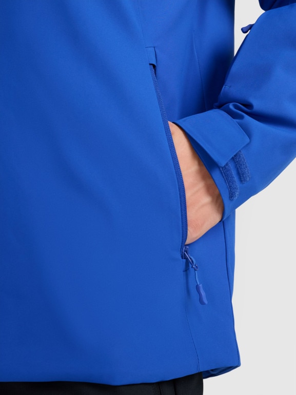 Męska kurtka narciarska 4F 4FWAW25TTJAM0787 - niebieska