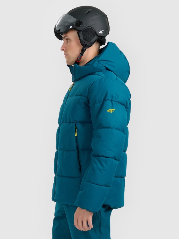 Męska kurtka narciarska 4F 4FWAW25TTJAM0788 - niebieska