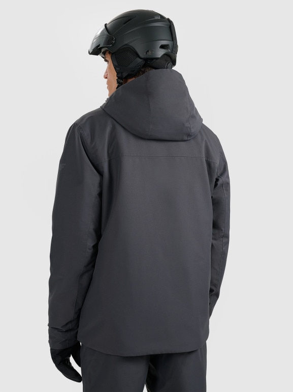 Męska kurtka narciarska 4F 4FWAW25TTJAM0951 - szara