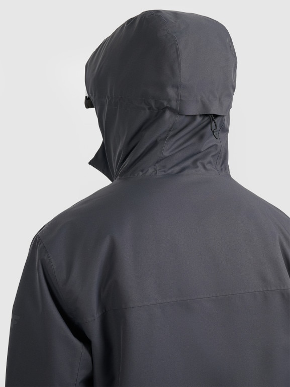 Męska kurtka narciarska 4F 4FWAW25TTJAM0951 - szara