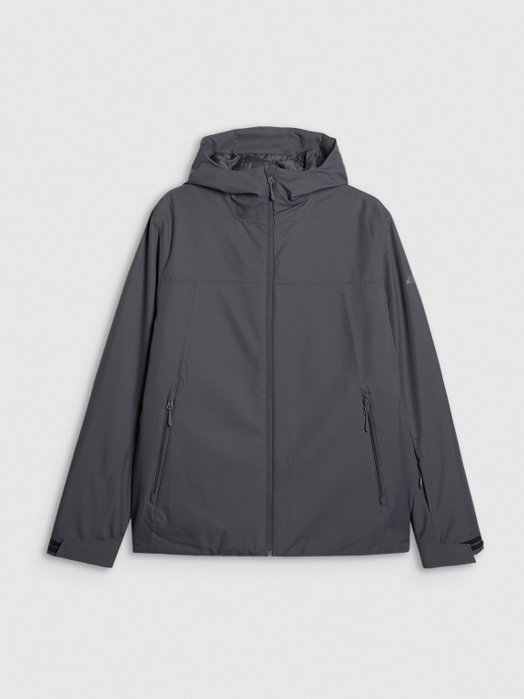 Męska kurtka narciarska 4F 4FWAW25TTJAM0951 - szara