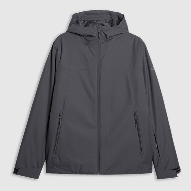 Męska kurtka narciarska 4F 4FWAW25TTJAM0951 - szara