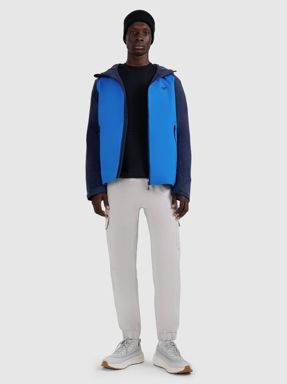 Męska kurtka przejściowa 4F 4FRAW25TTJAM0963 - niebieska