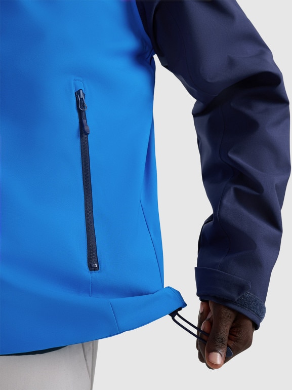 Męska kurtka przejściowa 4F 4FRAW25TTJAM0963 - niebieska