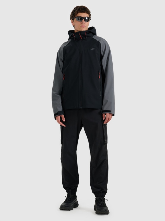 Męska kurtka przejściowa 4F 4FRAW25TTJAM0963 - szara