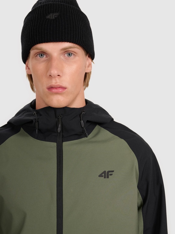 Męska kurtka przejściowa 4F 4FRAW25TTJAM0963 - zielona