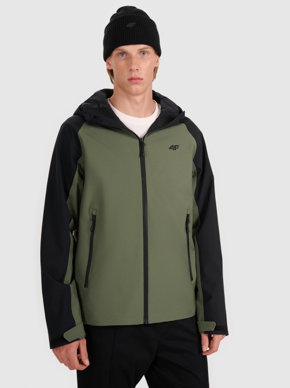 Męska kurtka przejściowa 4F 4FRAW25TTJAM0963 - zielona