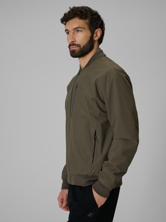 Męska kurtka przejściowa 4F 4FRSS26TTJAM1280 - khaki