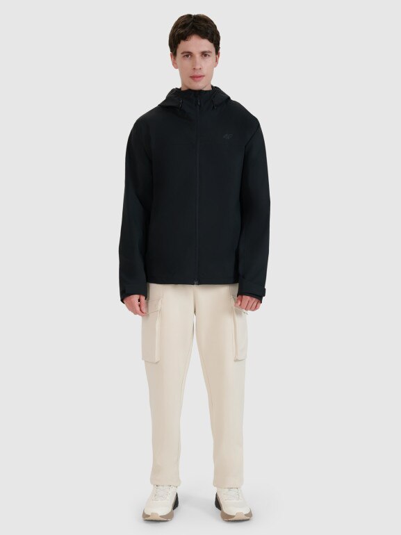 Męska kurtka przejściowa 4F 4FWSS25TTJAM703 - czarna