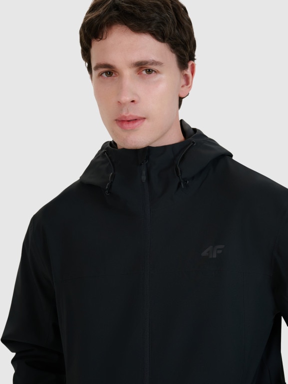Męska kurtka przejściowa 4F 4FWSS25TTJAM703 - czarna