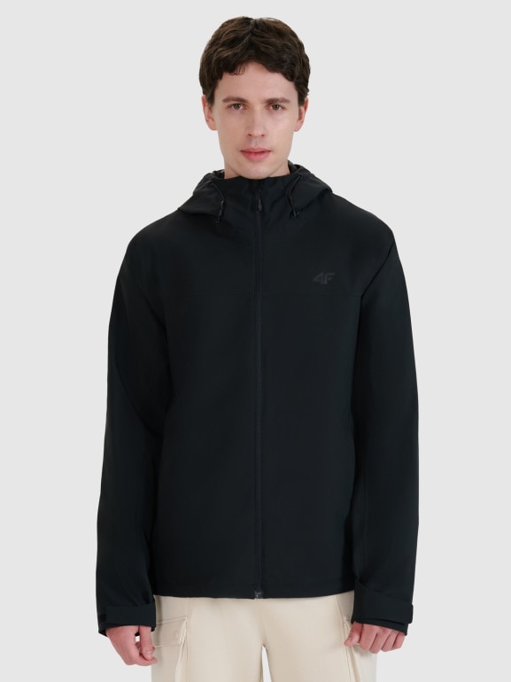 Męska kurtka przejściowa 4F 4FWSS25TTJAM703 - czarna