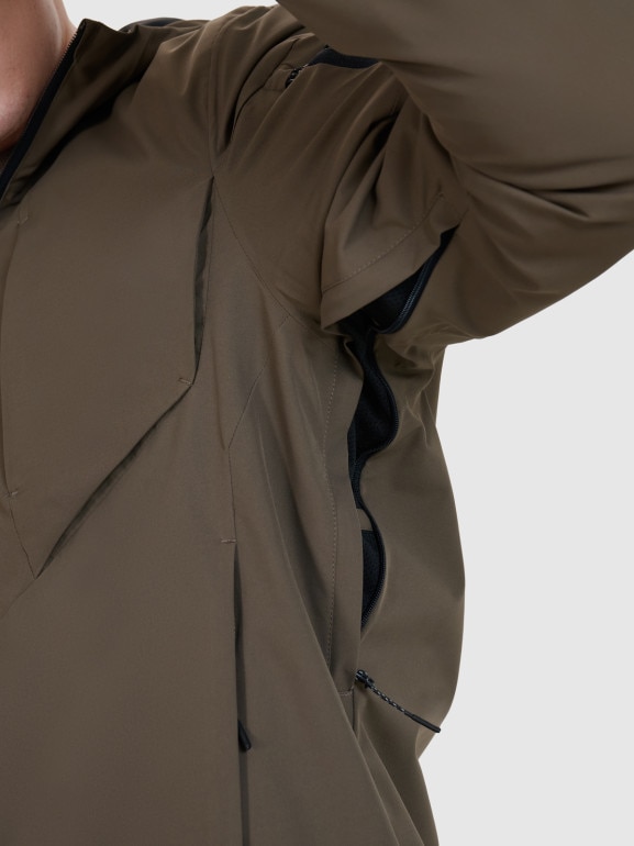 Męska kurtka przejściowa 4F 4FWSS25TTJAM704 - brązowa