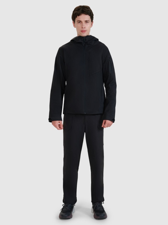 Męska kurtka przejściowa 4F 4FWSS25TTJAM704 - czarna