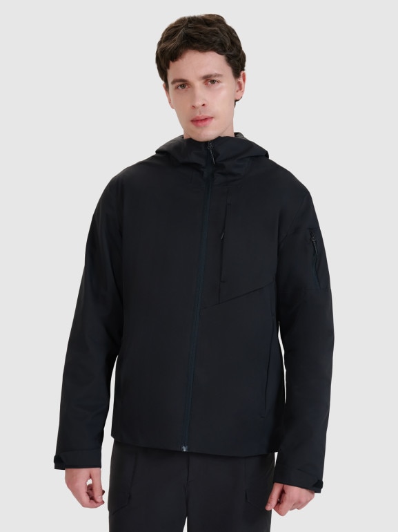 Męska kurtka przejściowa 4F 4FWSS25TTJAM704 - czarna