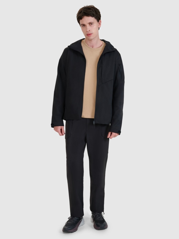 Męska kurtka przejściowa 4F 4FWSS25TTJAM704 - czarna