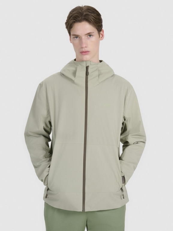 Męska kurtka przejściowa 4F 4FWSS25TTJAM704 - oliwkowa