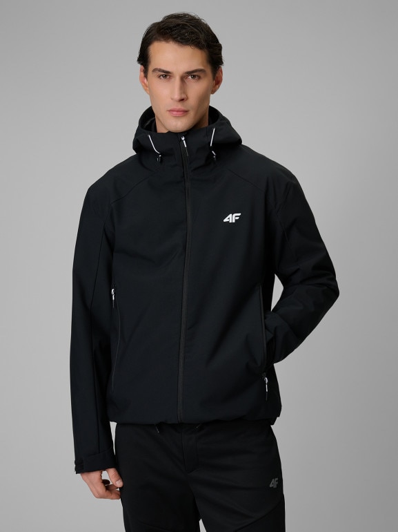 Męska kurtka przejściowa 4F 4FWSS26TTJAM1120 - czarna