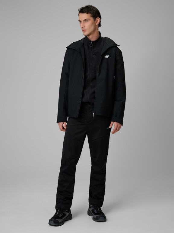 Męska kurtka przejściowa 4F 4FWSS26TTJAM1120 - czarna