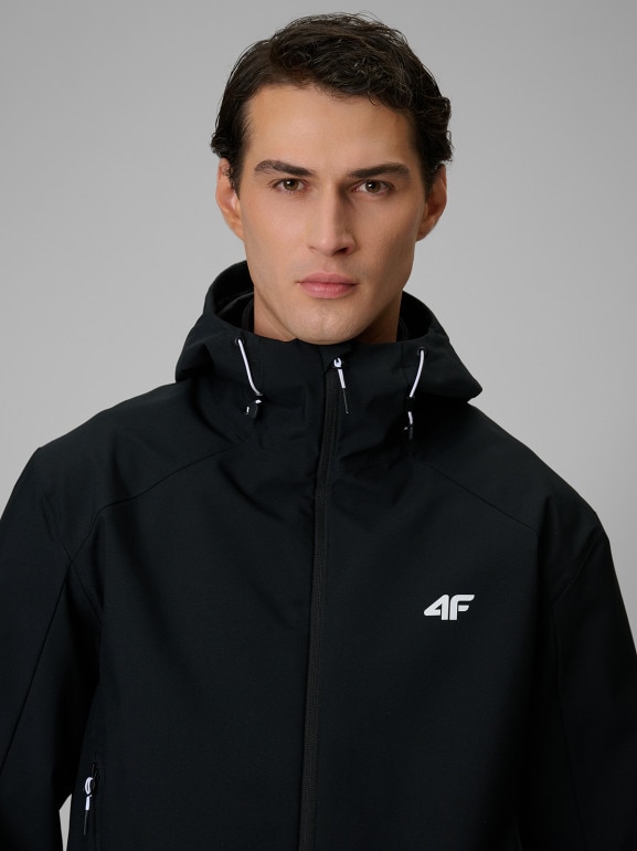 Męska kurtka przejściowa 4F 4FWSS26TTJAM1120 - czarna