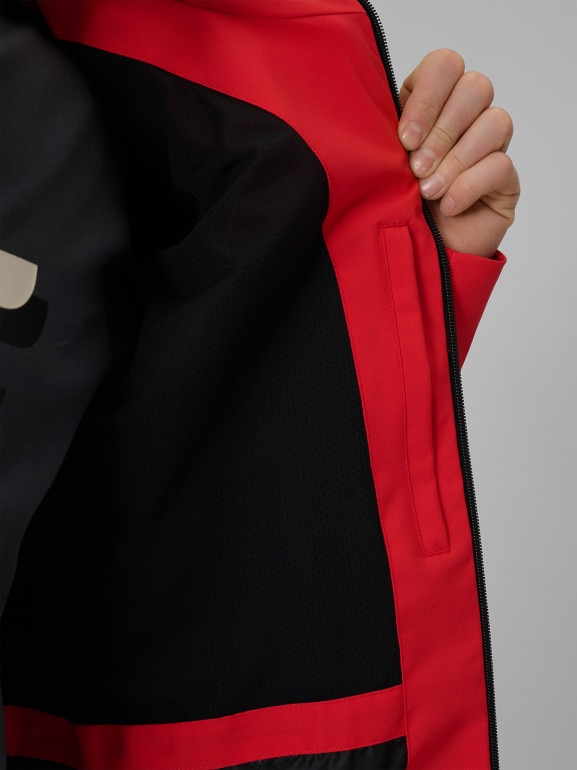 Męska kurtka przejściowa 4F 4FWSS26TTJAM1120 - czerwona