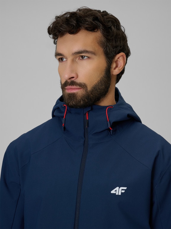 Męska kurtka przejściowa 4F 4FWSS26TTJAM1120 - granatowa