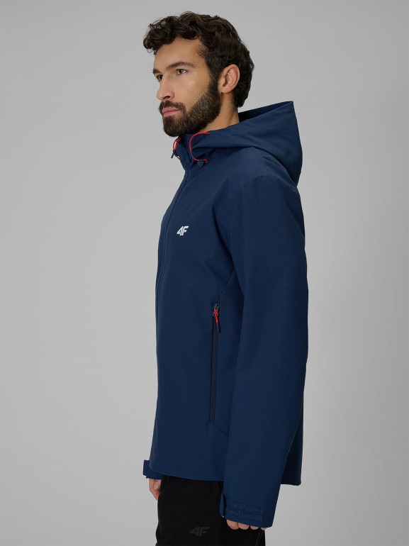 Męska kurtka przejściowa 4F 4FWSS26TTJAM1120 - granatowa