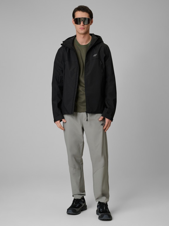 Męska kurtka przejściowa 4F 4FWSS26TTJAM1121 - czarna
