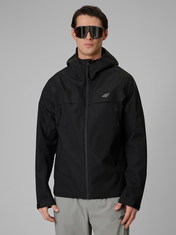 Męska kurtka przejściowa 4F 4FWSS26TTJAM1121 - czarna