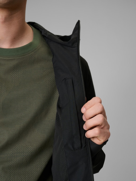 Męska kurtka przejściowa 4F 4FWSS26TTJAM1121 - czarna