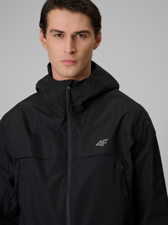 Męska kurtka przejściowa 4F 4FWSS26TTJAM1121 - czarna
