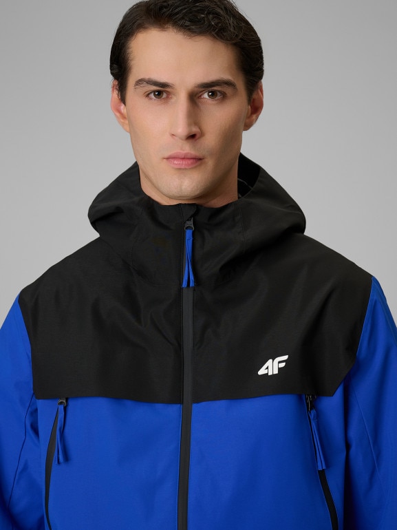 Męska kurtka przejściowa 4F 4FWSS26TTJAM1121 - niebieska