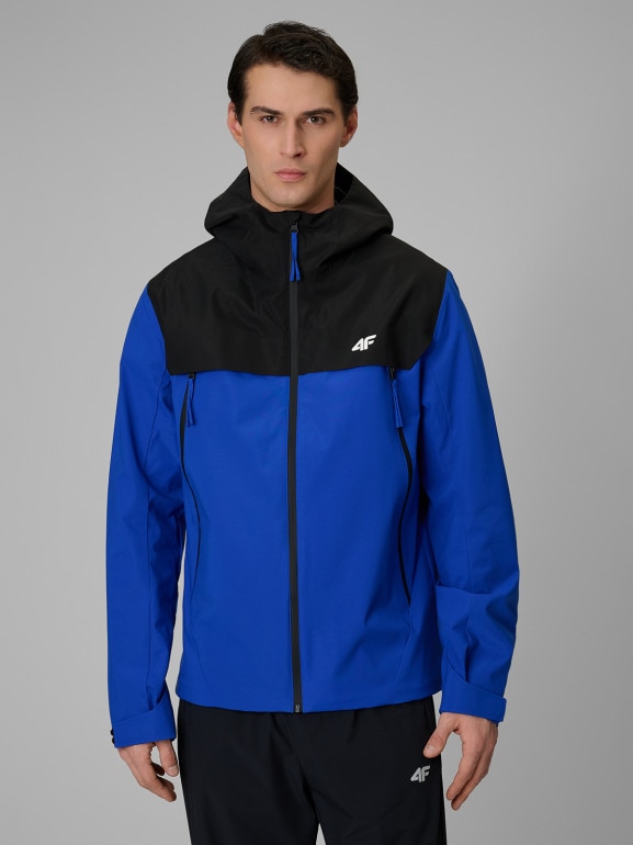Męska kurtka przejściowa 4F 4FWSS26TTJAM1121 - niebieska