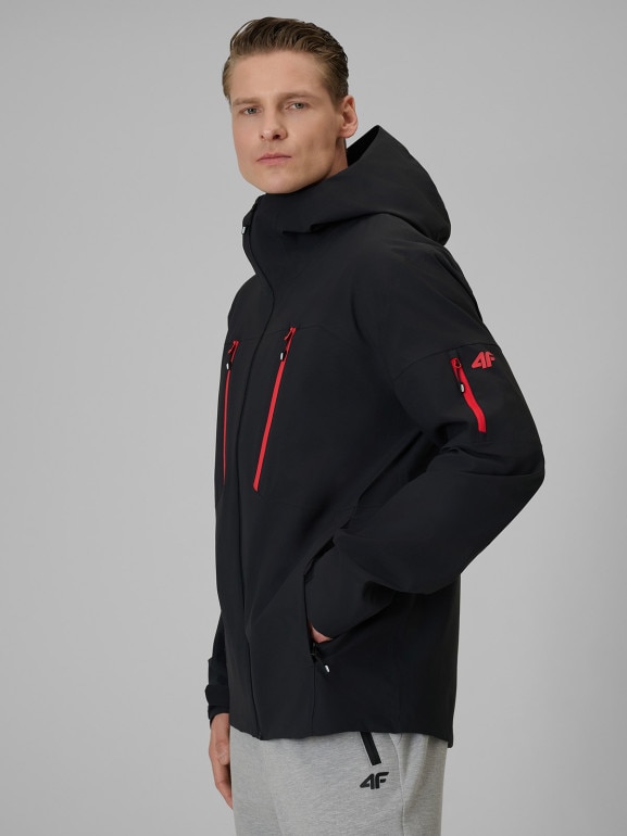 Męska kurtka przejściowa 4F 4FWSS26TTJAM1122 - czarna