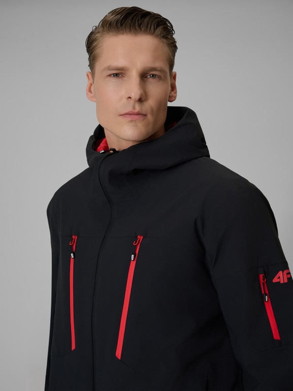 Męska kurtka przejściowa 4F 4FWSS26TTJAM1122 - czarna