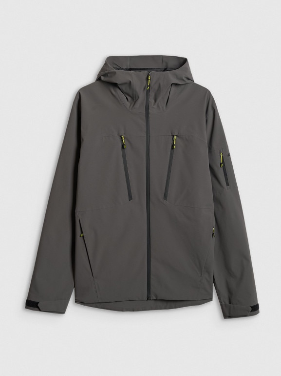 Męska kurtka przejściowa 4F 4FWSS26TTJAM1122 - szara