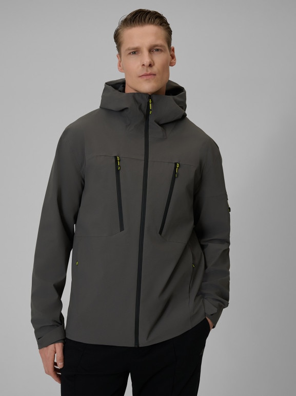 Męska kurtka przejściowa 4F 4FWSS26TTJAM1122 - szara