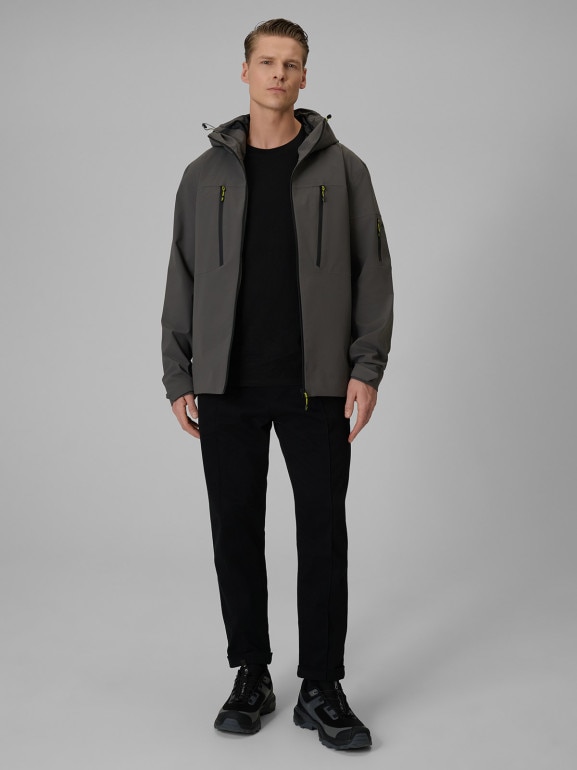 Męska kurtka przejściowa 4F 4FWSS26TTJAM1122 - szara