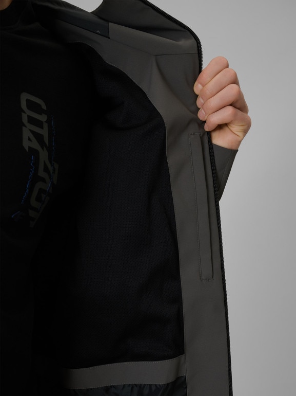 Męska kurtka przejściowa 4F 4FWSS26TTJAM1122 - szara