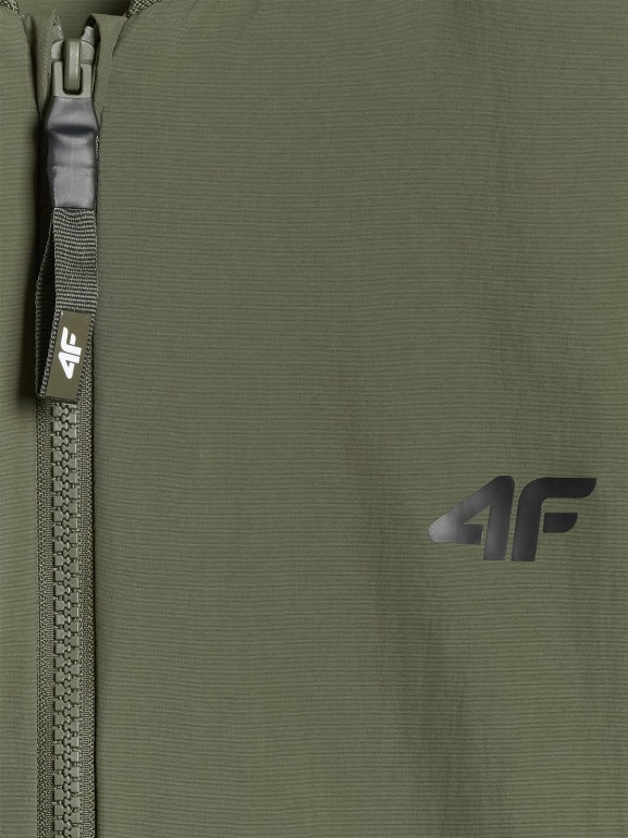 Męska kurtka przejściowa bomberka 4F 4FWSS26TJACM316 - khaki