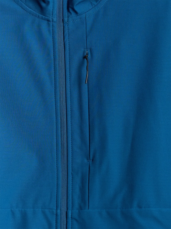 Męska kurtka przejściowa softshell 4F 4FRSS26TSOFM664 - niebieska