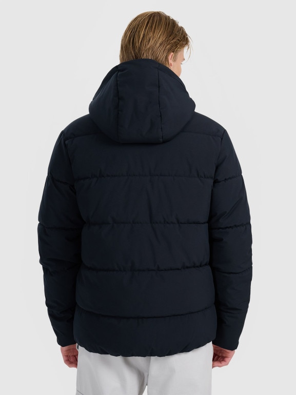 Męska kurtka puchowa 4F 4FRAW25TDJAM0794 - czarna