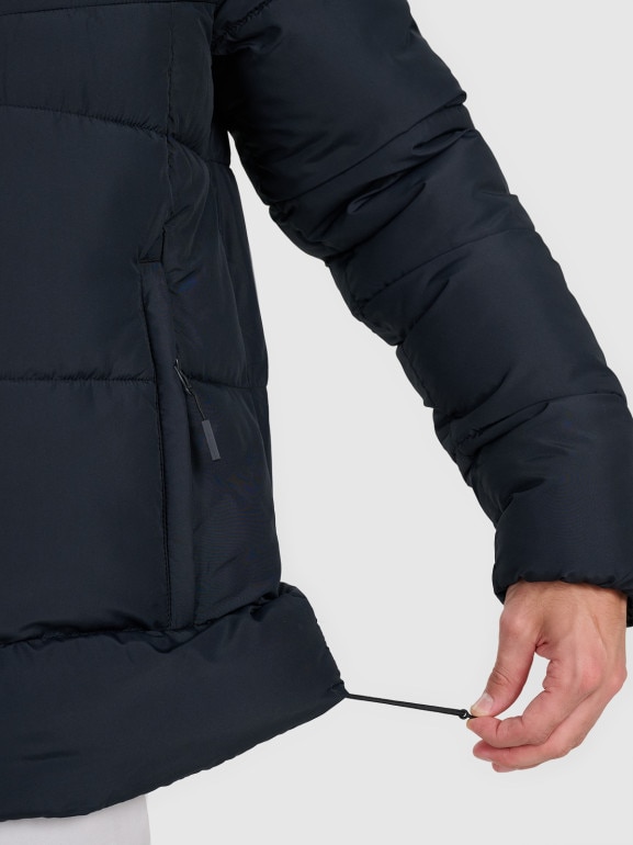 Męska kurtka puchowa 4F 4FRAW25TDJAM0795 - czarna